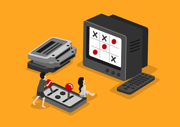 Console de jeu et télévision
