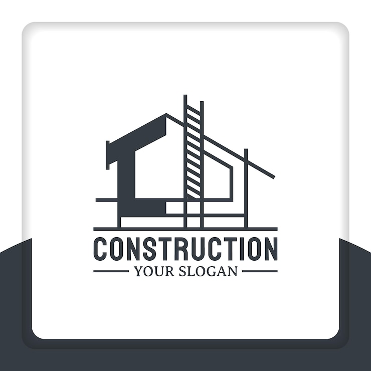 Vecteur construire un nouveau vecteur de conception de logo de maison remodelage et réparation
