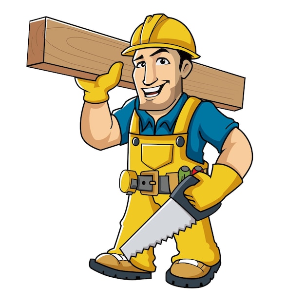 Construisez la mascotte de dessin animé du Maître Bob