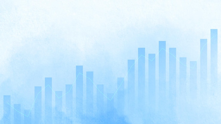 Vecteur le contexte du concept de graphiques financiers