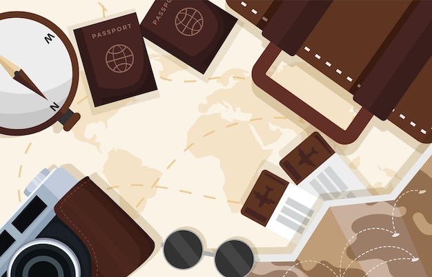 Contexte du concept de la journée mondiale du tourisme