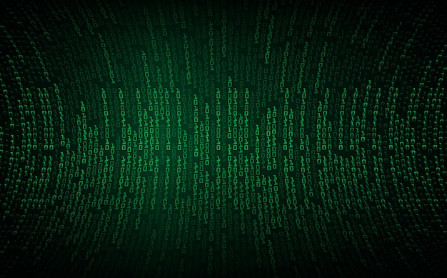 Contexte du concept de technologie future du cyber-circuit vert