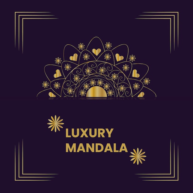 Le contexte du mandala de luxe