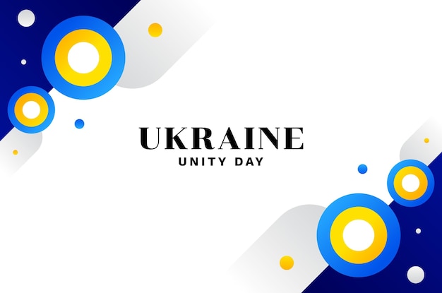 Contexte De L'événement De La Fête De L'unité Ukrainienne à L'affiche