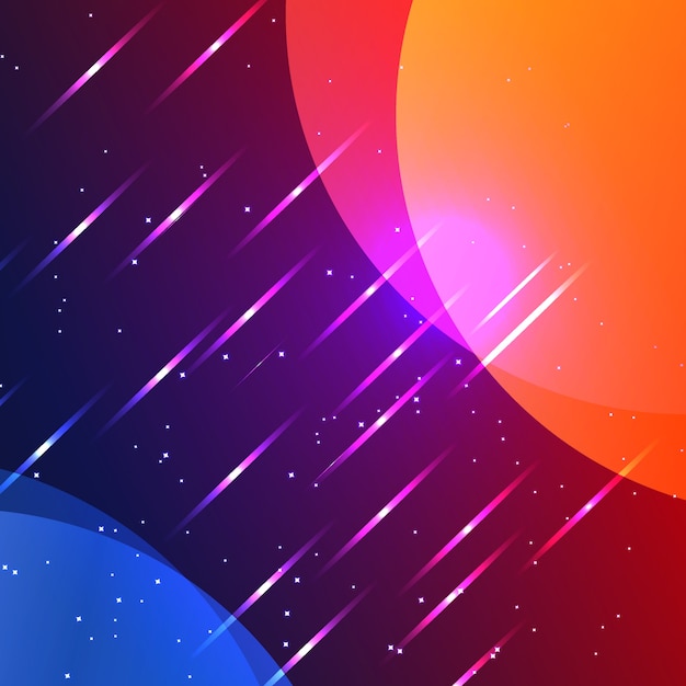 Contexte de galaxie rouge