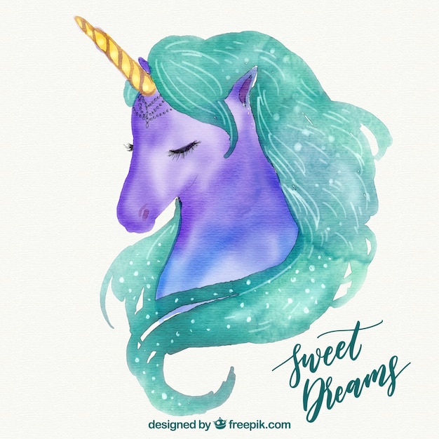 Contexte De Jolie Licorne Unicorn Avec Texte 