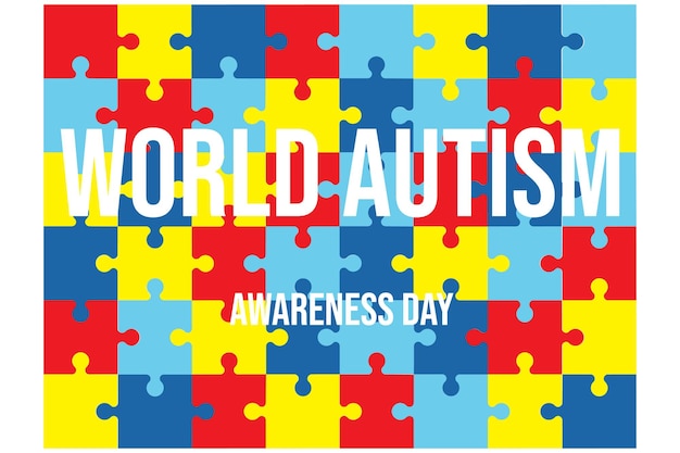 Contexte De La Journée Mondiale De Sensibilisation à L'autisme Peut être Utilisé Pour La Campagne De Sensibilisation Aux Soins De Santé Pour L'autisme