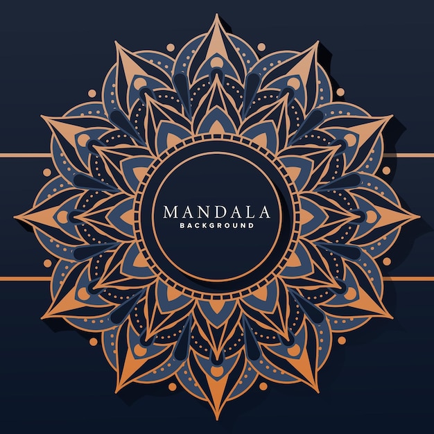 Vecteur contexte de mandala moderne