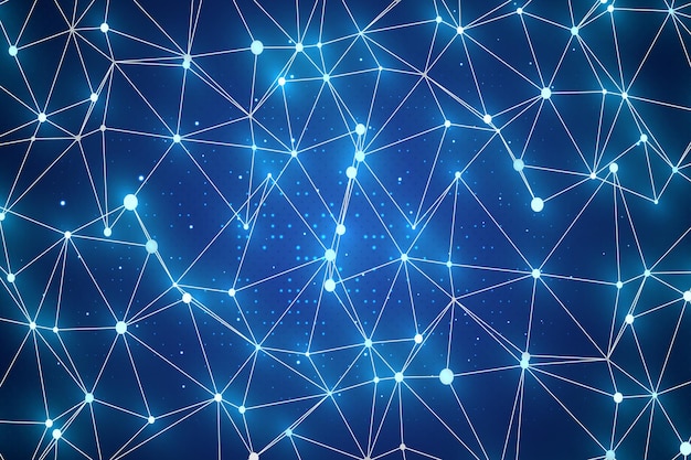 Contexte de la technologie des réseaux numériques du futur