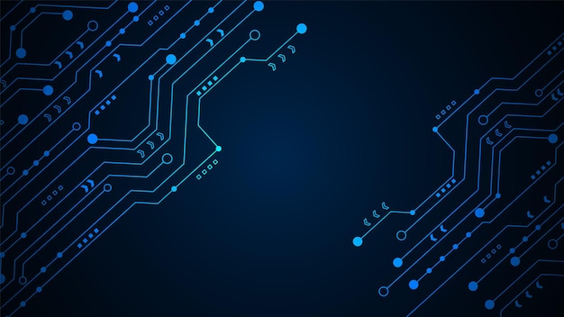 Contexte technologique avec des données numériques hitech
