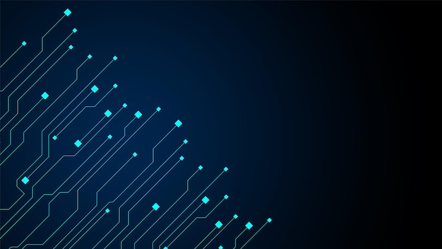 Contexte technologique avec des données numériques hitech