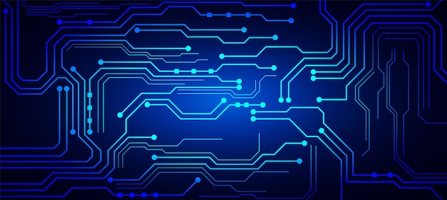 Contexte technologique avec des données numériques hitech