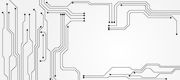 Contexte technologique avec des données numériques hitech