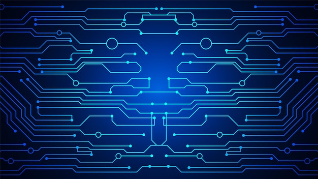 Contexte technologique avec hitech digital