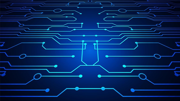 Contexte technologique avec hitech digital