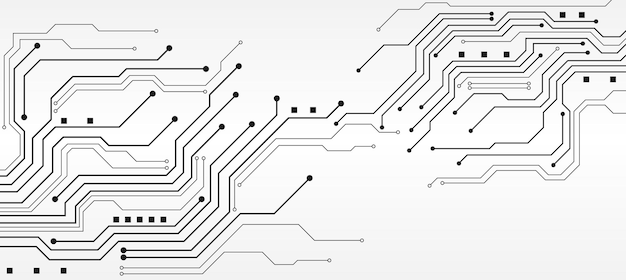 Contexte technologique avec hitech digital