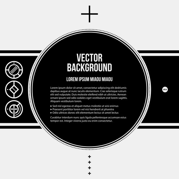 Contexte de texte monochrome dans un style strict. Utile pour les présentations et la conception web.