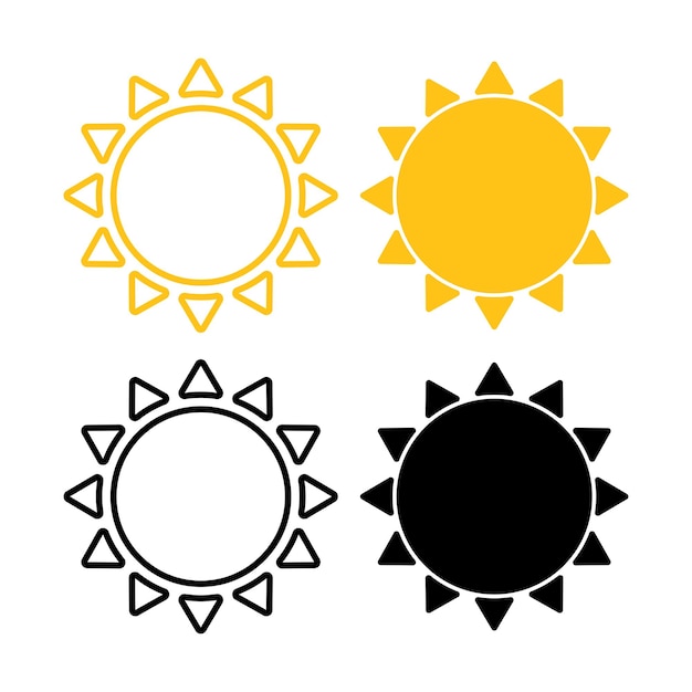 Le contour du soleil et son coucher plat