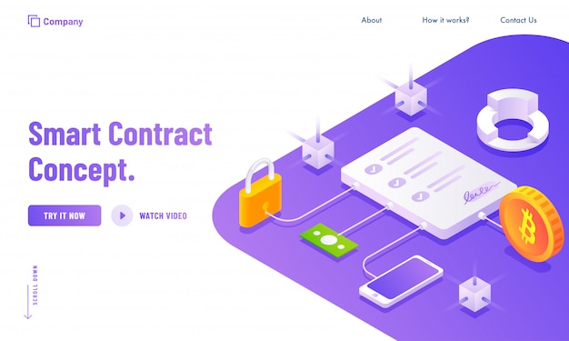 Contrat électronique intelligent ou concept numérique
