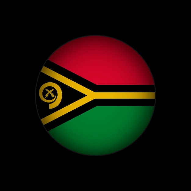 Contry Vanuatu Vanuatu Drapeau Illustration Vectorielle