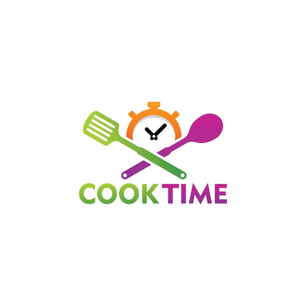 Cook Time Logo Template Design