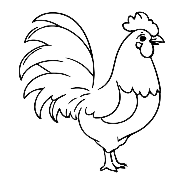 Vecteur le coq