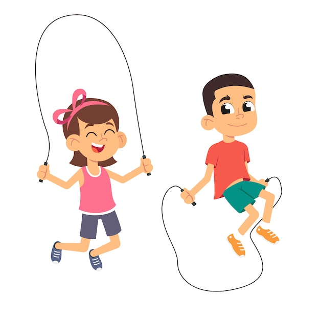 Corde à sauter pour enfants, corde à sauter pour enfants avec poignée en  bois de dessin animé1pcs