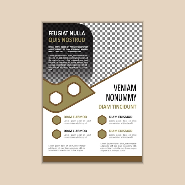 Vecteur corporate business flyer