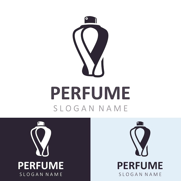 Vecteur cosmétique de logo de parfum de luxe isolé abstrait pour modèle d'entreprise