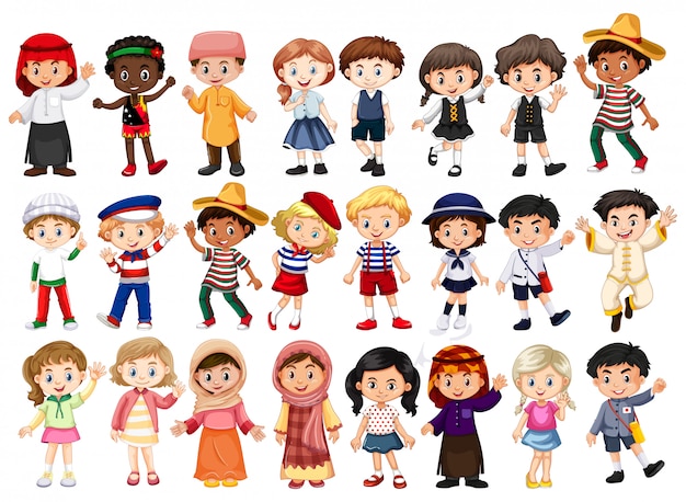 Costume populaire et international