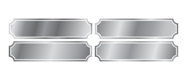 couleur argent gradient argent vecteur argent métal