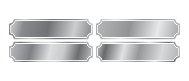 couleur argent gradient argent vecteur argent métal