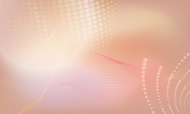 Couleur doux dégradé rose bleu soie abstrait doux élégant délicat avec de belles lignes de flou de cercle doré pour les affiches de crème cosmétique affiches et brochures illustration vectorielle Eps10