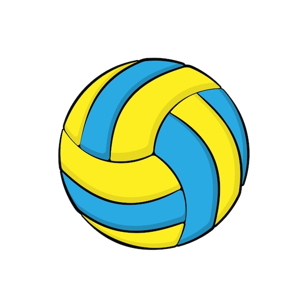 Couleur Du Symbole De Volley-ball