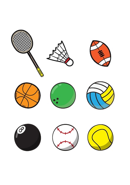 couleur des icônes sportives