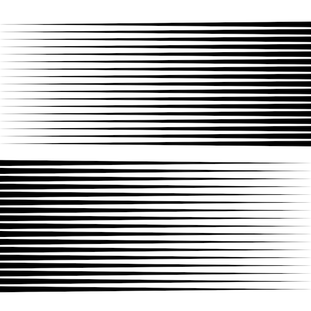 Couleur noire blanche Arrière-plan linéaire Éléments de conception Lignes polygonales Couche protectrice pour le modèle de certificats de billets Vecteur Lignes vectorielles de différentes épaisseurs, de fines à épaisses EPS 10