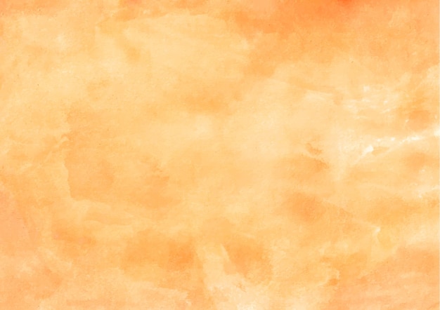 Vecteur couleur orange aquarelle abstract vector background art