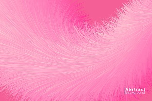 Couleur rose de fond de fourrure de vecteur