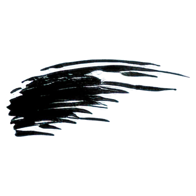 Coup de pinceau peint à l'aquarelle vectorielle Élément de design dessiné à la main isolé sur fond blanc