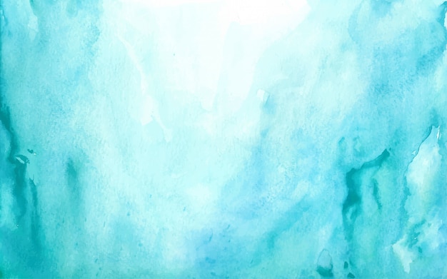 Vecteur coup de pinceau de texture aquarelle bleue