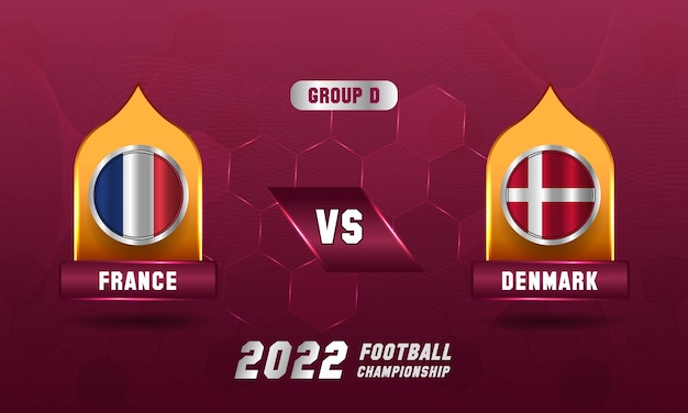 Coupe Du Monde De Football Du Qatar 2022 Match France Vs Danemark