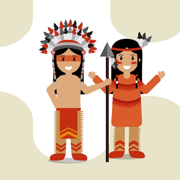 Couple Amérindien