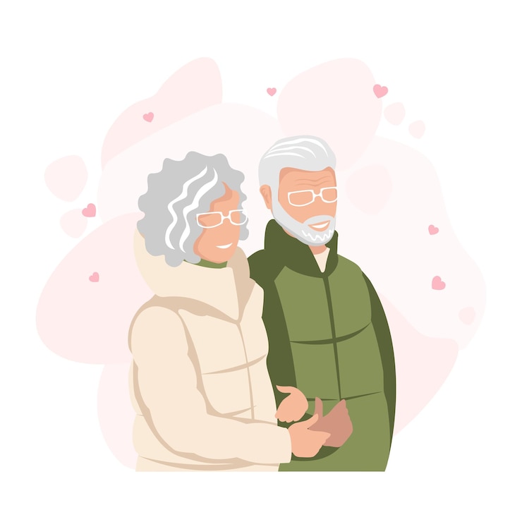 Vecteur un couple amoureux