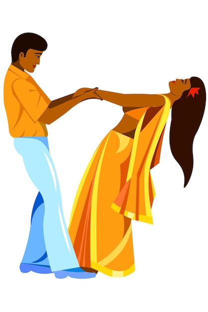 couple indien qui danse