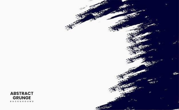 Coups de pinceau bleu foncé fond de texture grunge. Illustration vectorielle de style sportif