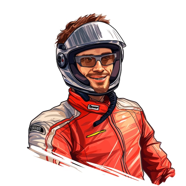 un coureur de rue dans son costume de course avec un visage souriant