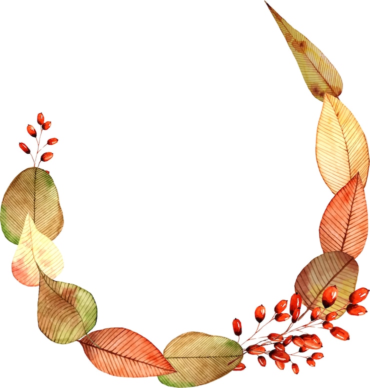 Vecteur couronne de branches florales