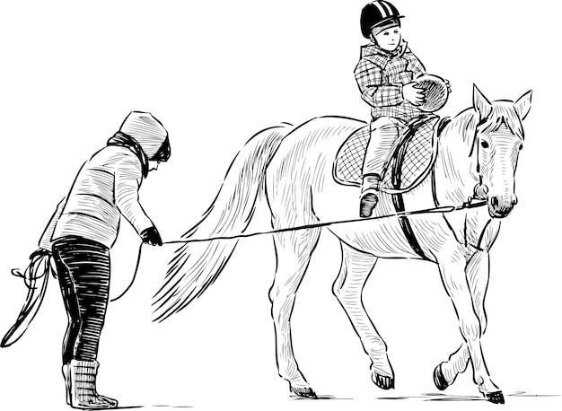 Cours d'équitation