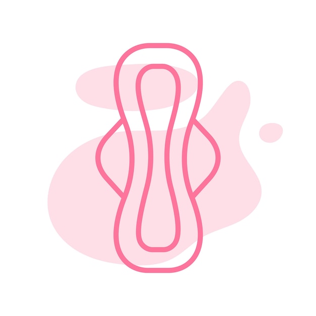 Coussin D'hygiène Féminine élément De Période Femme Objet Sanitaire Concept De Menstruation Coussin Pour Femme