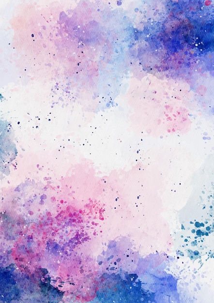 Couverture aquarelle abstraite